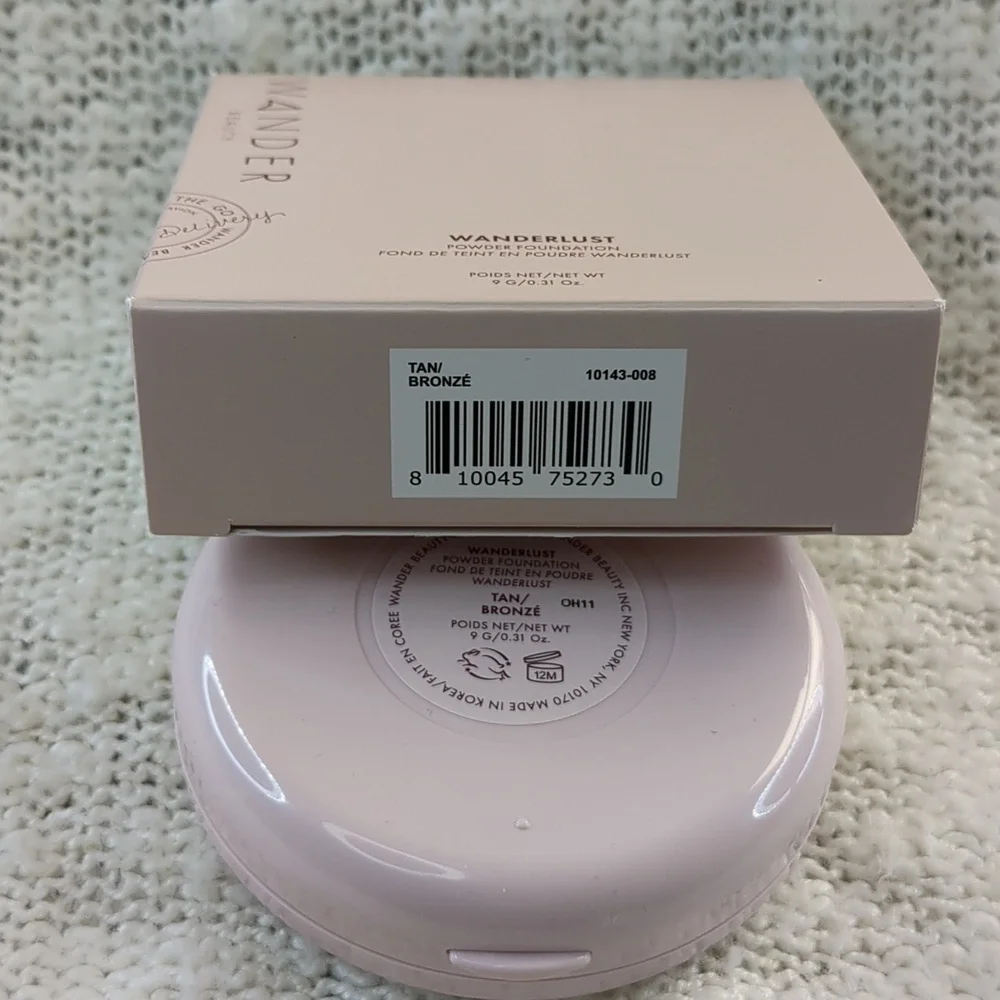 Wander Beauty Wanderlust Powder Foundation in Tan, 9g/0.31oz